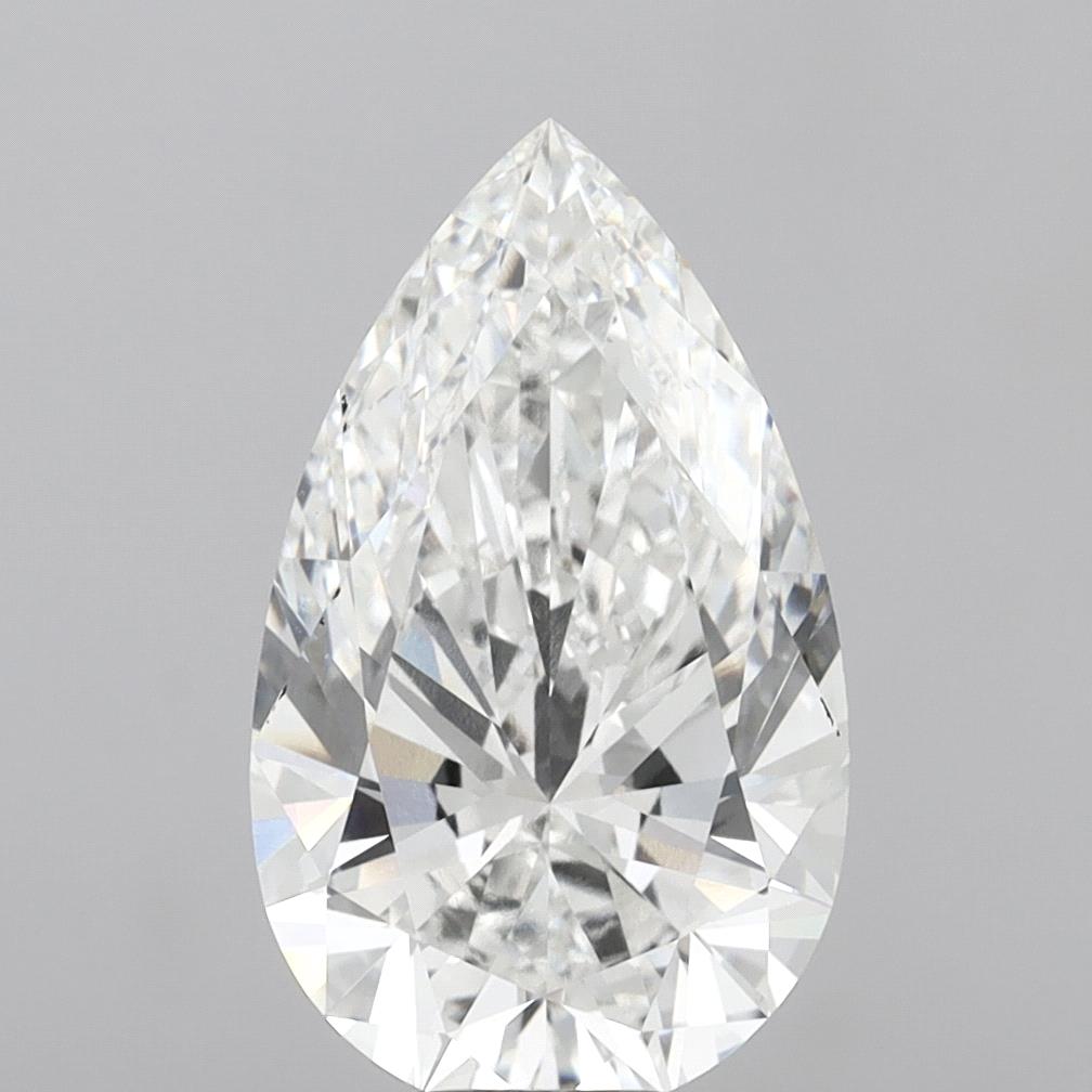 9.03 Carat Pear Shaped, Ideal Cut, E Color, VVS2 Clarity, IGI Certified Lab Grown Diamond