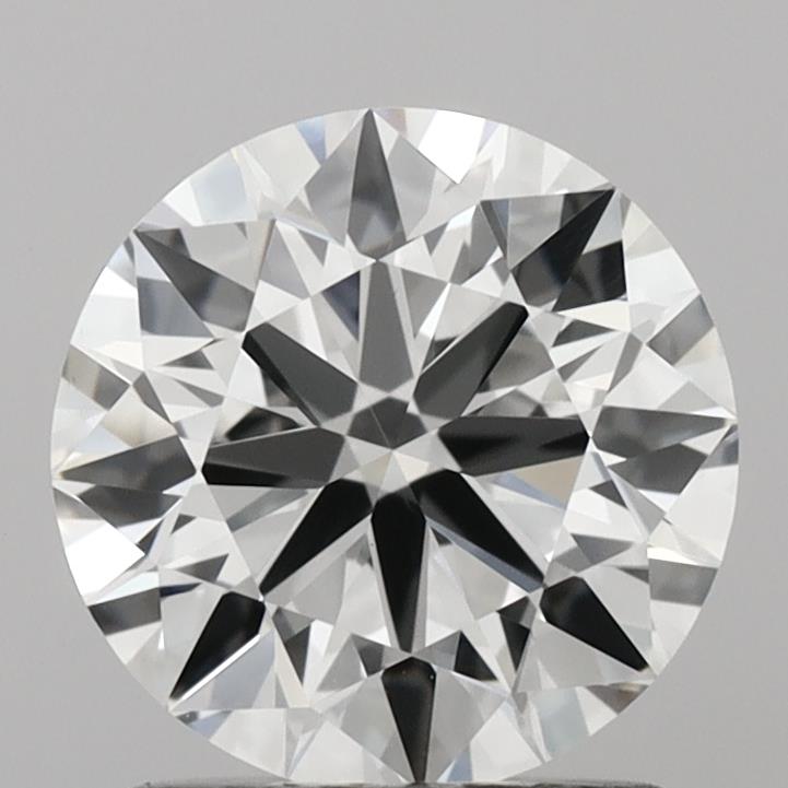 1.43 Carat Round Shaped, Ideal Cut, D Color, VS2 Clarity, IGI Certified Lab Grown Diamond