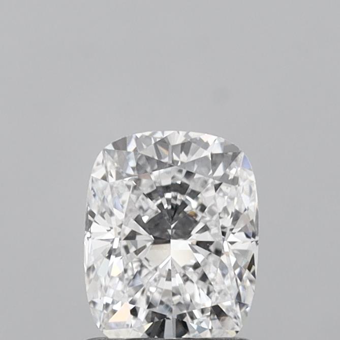 1.01 Carat Cushion Shaped, Ideal Cut, D Color, VVS2 Clarity, IGI Certified Lab Grown Diamond