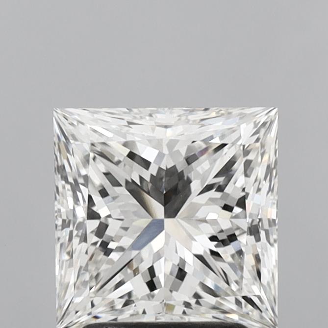 2.47 Carat Princess Shaped, Ideal Cut, G Color, VS1 Clarity, IGI Certified Lab Grown Diamond