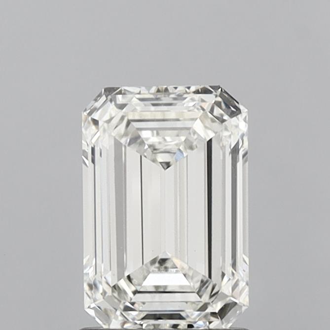 1.53 Carat Emerald Shaped, Ideal Cut, H Color, VVS2 Clarity, IGI Certified Lab Grown Diamond