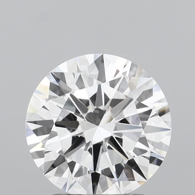 1.89 Carat Round Shaped, Excellent Cut, E Color, VVS2 Clarity, IGI Certified Lab Grown Diamond