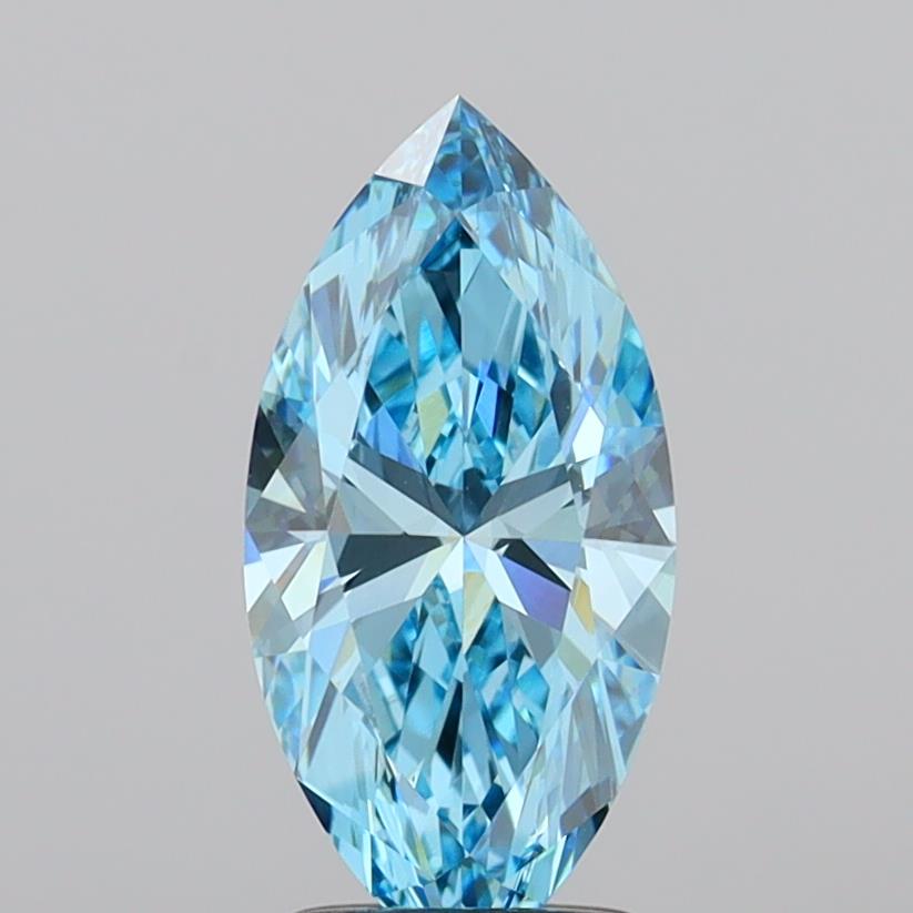 1.76 Carat Marquise Shaped, Ideal Cut, VVS2 Clarity, IGI Certified Lab Grown Diamond