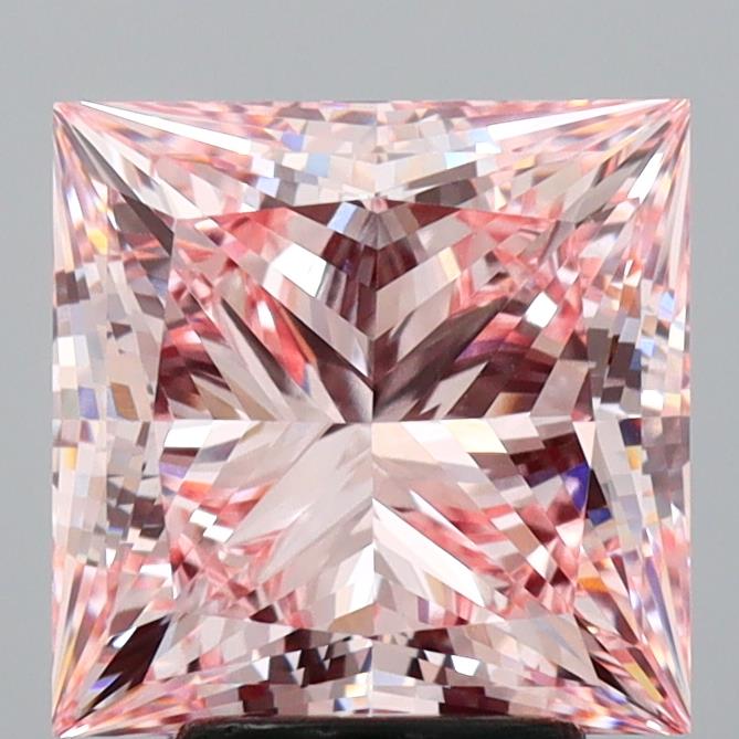 4.51 Carat Princess Shaped, Ideal Cut, VVS2 Clarity, IGI Certified Lab Grown Diamond