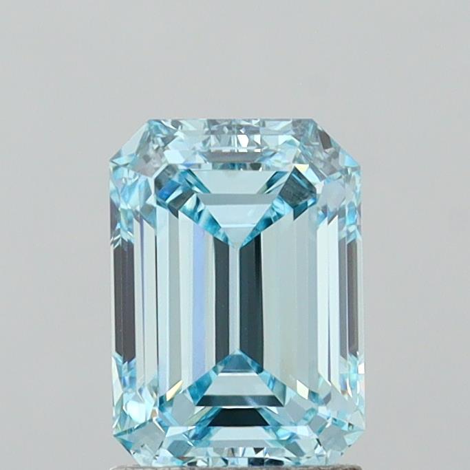 1.95 Carat Emerald Shaped, Ideal Cut, VS1 Clarity, IGI Certified Lab Grown Diamond