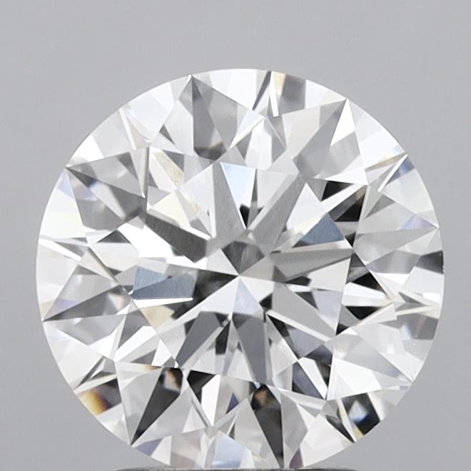 2.77 Carat Round Shaped, Ideal Cut, F Color, VVS2 Clarity, IGI Certified Lab Grown Diamond