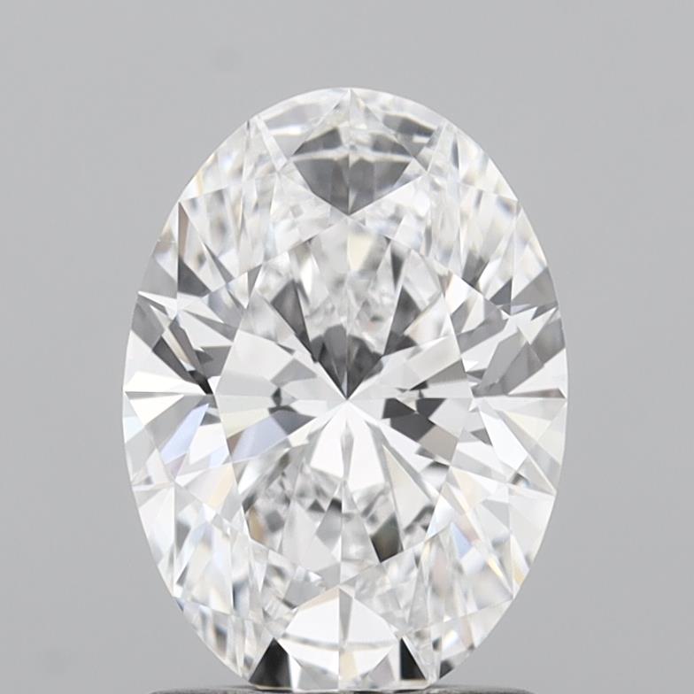 1.38 Carat Oval Shaped, Very Good Cut, D Color, VVS2 Clarity, IGI Certified Lab Grown Diamond