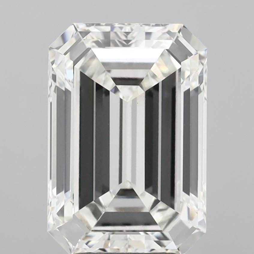 6.03 Carat Emerald Shaped, Excellent Cut, G Color, VVS2 Clarity, IGI Certified Lab Grown Diamond