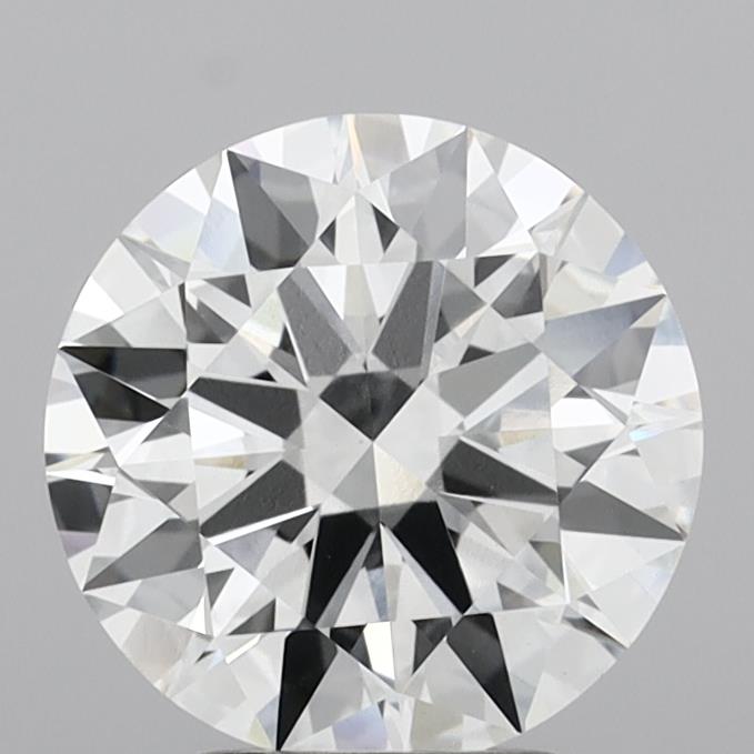 3.10 Carat Round Shaped, Ideal Cut, E Color, VVS2 Clarity, IGI Certified Lab Grown Diamond