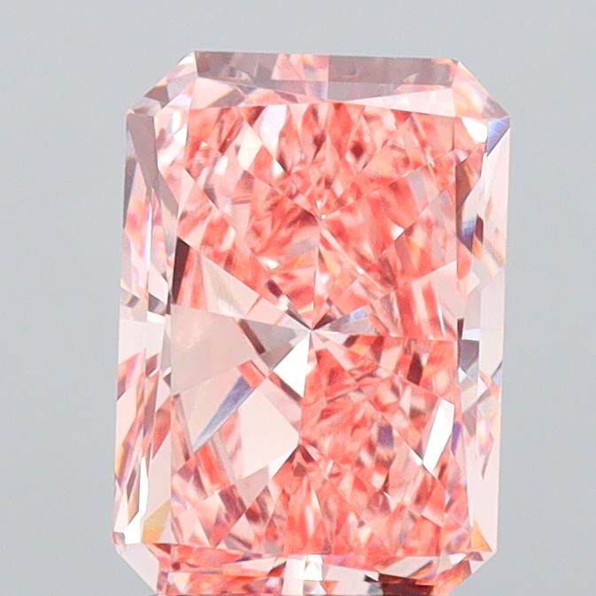 2.55 Carat Radiant Shaped, Very Good Cut, VS1 Clarity, IGI Certified Lab Grown Diamond