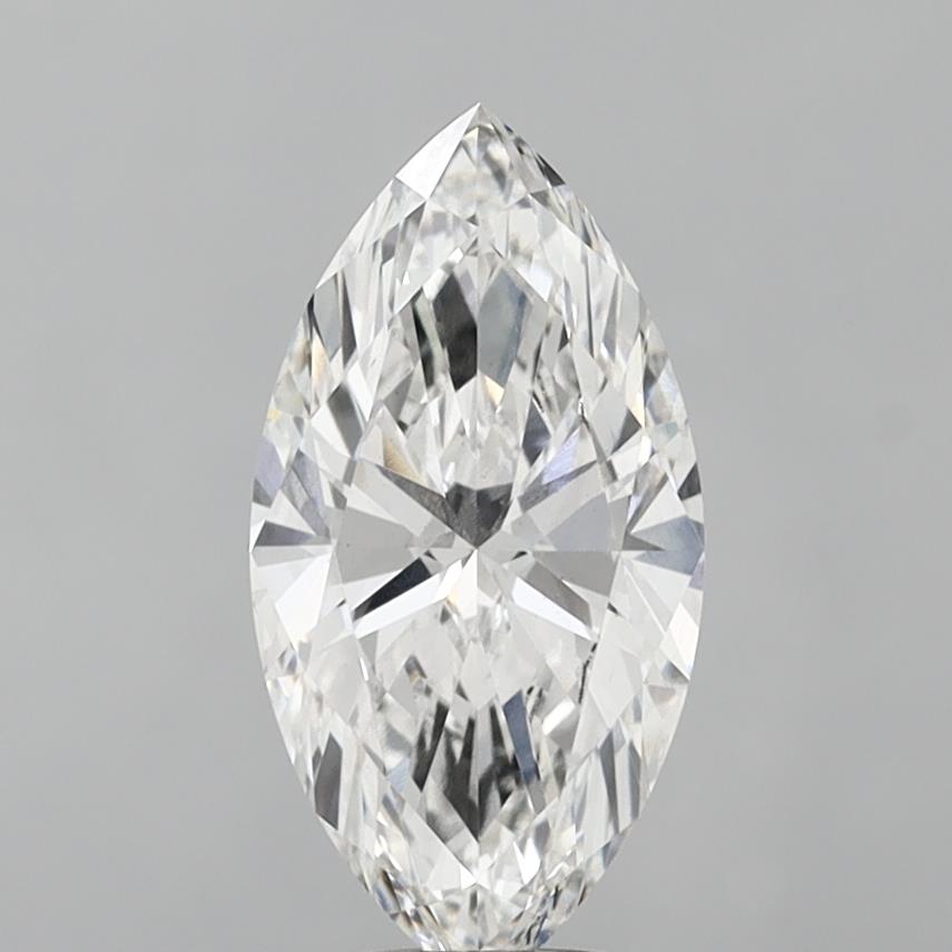 4.03 Carat Marquise Shaped, Ideal Cut, F Color, VS1 Clarity, IGI Certified Lab Grown Diamond