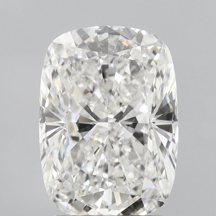 3.07 Carat Cushion Shaped, Ideal Cut, F Color, VS1 Clarity, IGI Certified Lab Grown Diamond