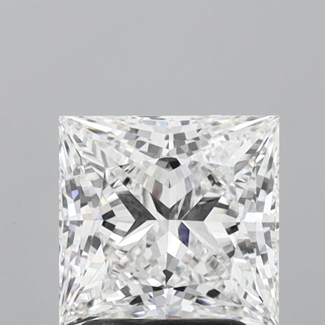 2.15 Carat Princess Shaped, Very Good Cut, E Color, VVS2 Clarity, IGI Certified Lab Grown Diamond