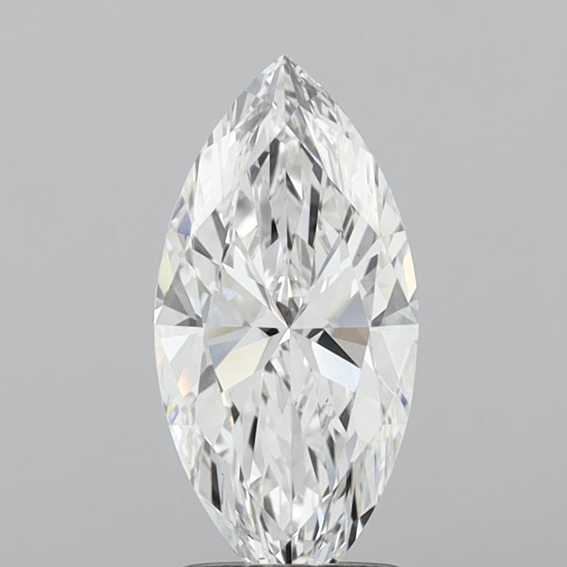 1.54 Carat Marquise Shaped, Ideal Cut, E Color, VVS1 Clarity, IGI Certified Lab Grown Diamond