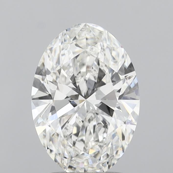 2.01 Carat Oval Shaped, Ideal Cut, F Color, VVS1 Clarity, IGI Certified Lab Grown Diamond