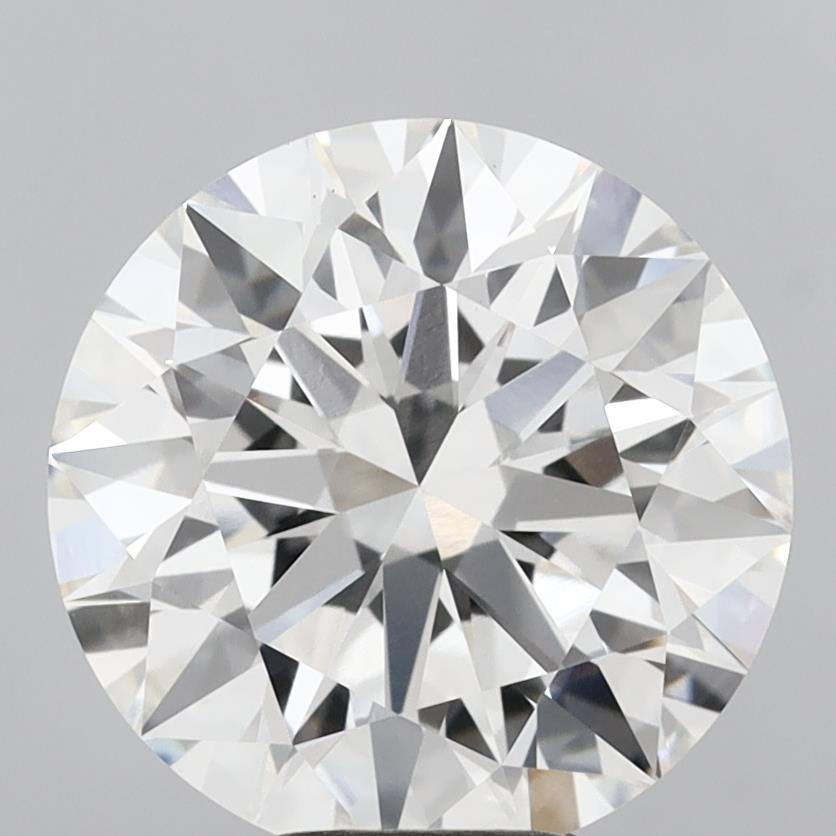 7.04 Carat Round Shaped, Ideal Cut, F Color, VS1 Clarity, IGI Certified Lab Grown Diamond