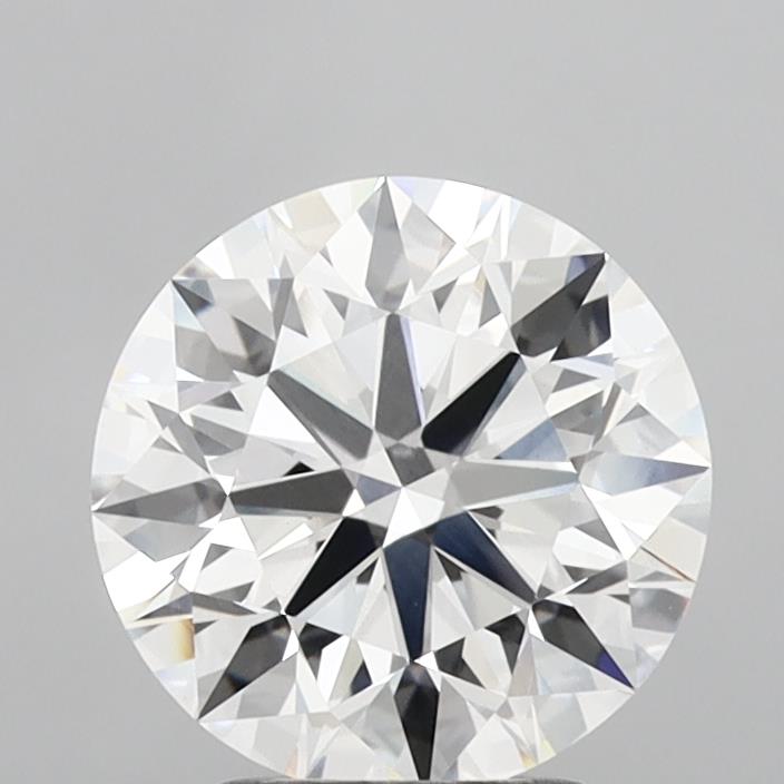 2.87 Carat Round Shaped, Ideal Cut, E Color, VVS2 Clarity, IGI Certified Lab Grown Diamond