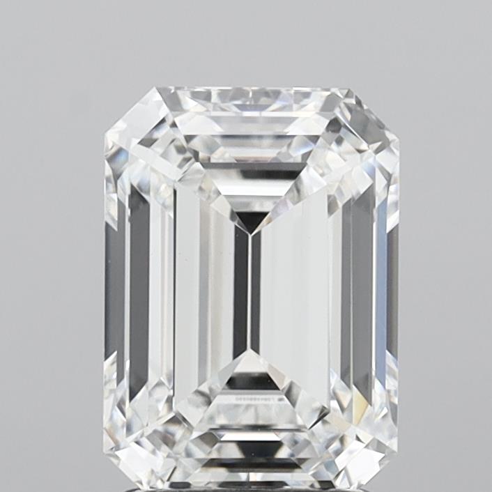 2.92 Carat Emerald Shaped, Very Good Cut, D Color, VVS2 Clarity, IGI Certified Lab Grown Diamond