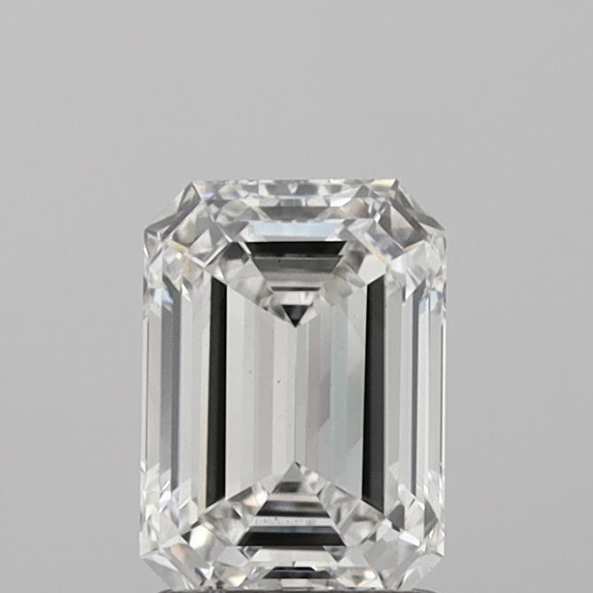 1.53 Carat Emerald Shaped, Ideal Cut, G Color, VS2 Clarity, IGI Certified Lab Grown Diamond