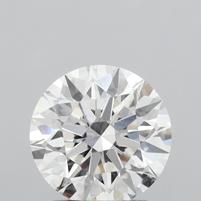 1.55 Carat Round Shaped, Ideal Cut, F Color, VS2 Clarity, IGI Certified Lab Grown Diamond