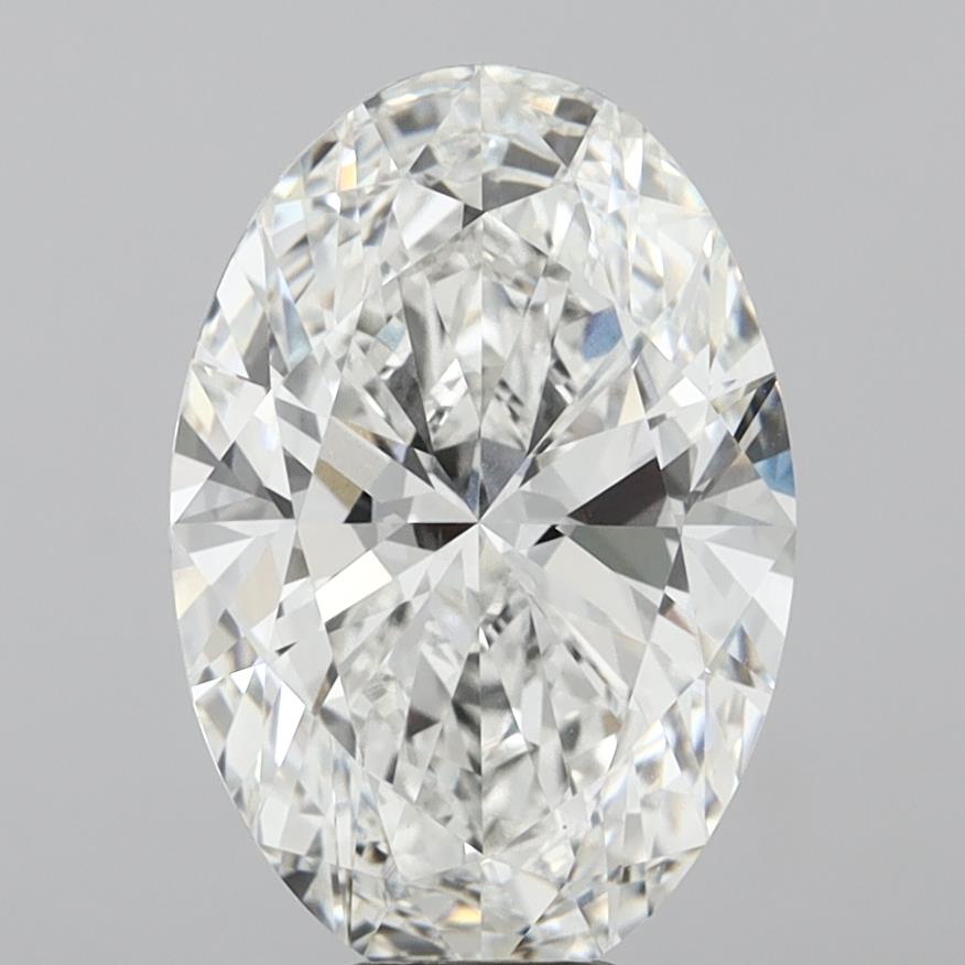 9.06 Carat Oval Shaped, Ideal Cut, E Color, VVS2 Clarity, IGI Certified Lab Grown Diamond