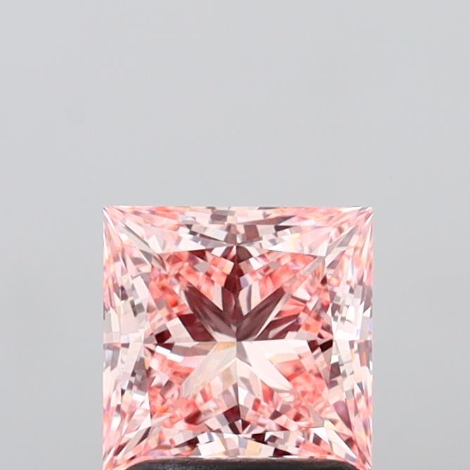 1.44 Carat Princess Shaped, Ideal Cut, VVS2 Clarity, IGI Certified Lab Grown Diamond