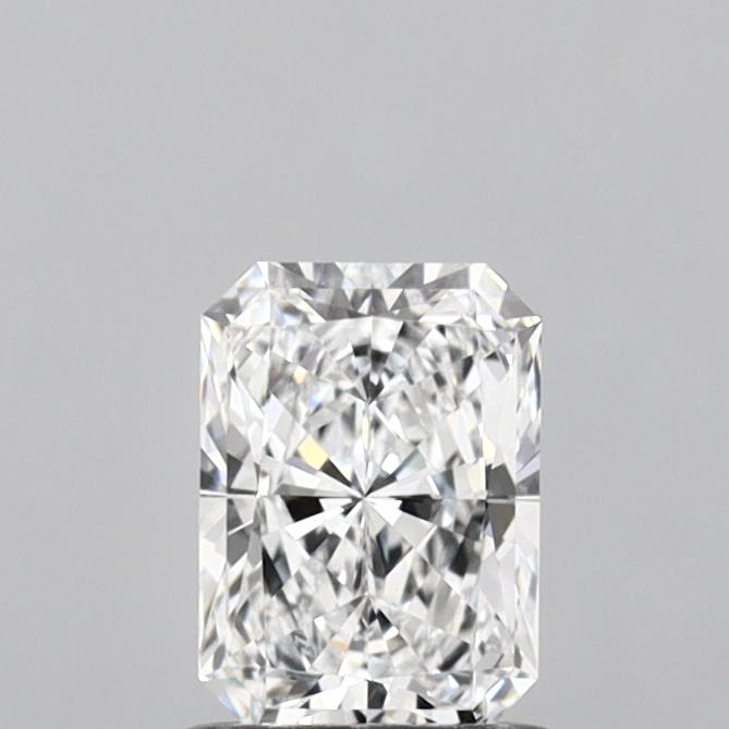 0.93 Carat Radiant Shaped, Ideal Cut, D Color, VVS2 Clarity, IGI Certified Lab Grown Diamond