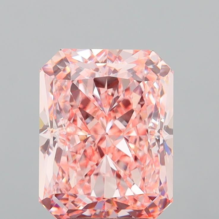 5.02 Carat Radiant Shaped, Excellent Cut, VVS2 Clarity, IGI Certified Lab Grown Diamond