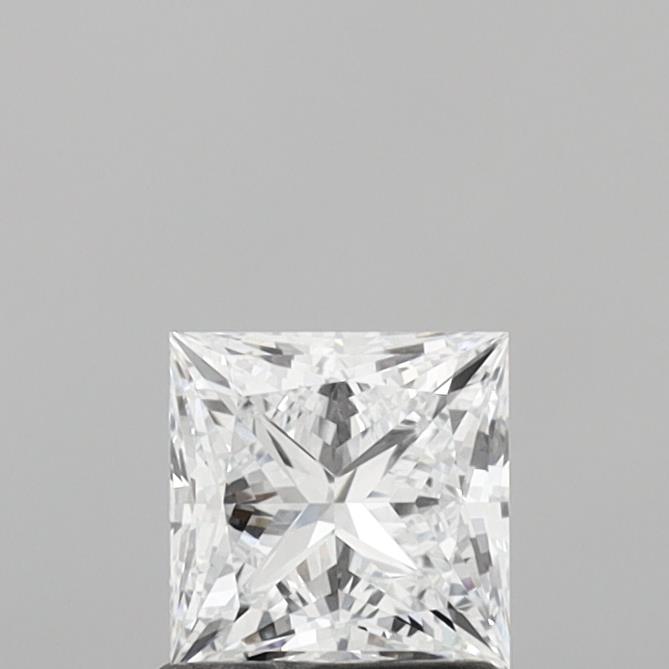 1.05 Carat Princess Shaped, Ideal Cut, D Color, VVS1 Clarity, IGI Certified Lab Grown Diamond