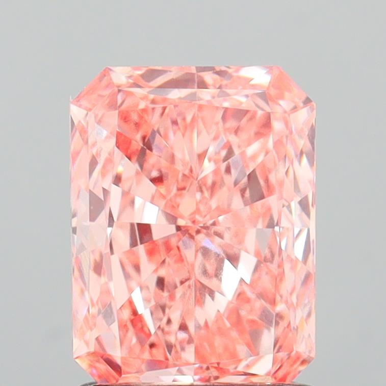 1.58 Carat Radiant Shaped, Excellent Cut, VVS2 Clarity, IGI Certified Lab Grown Diamond