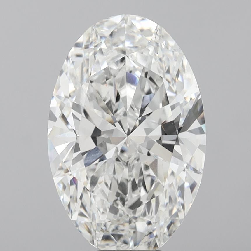 8.03 Carat Oval Shaped, Ideal Cut, E Color, VVS1 Clarity, IGI Certified Lab Grown Diamond