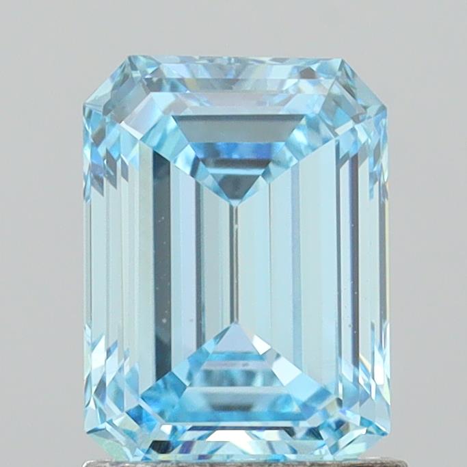 1.44 Carat Emerald Shaped, Ideal Cut, VS1 Clarity, IGI Certified Lab Grown Diamond