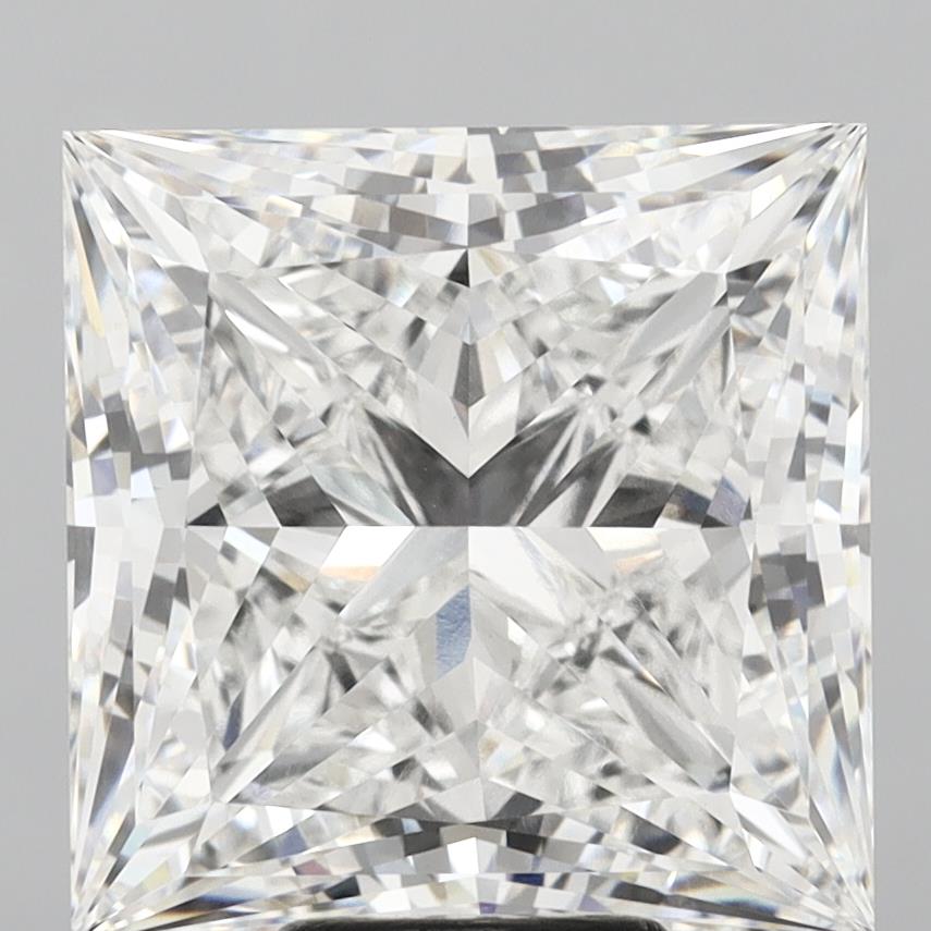 10.02 Carat Princess Shaped, Excellent Cut, F Color, VVS2 Clarity, IGI Certified Lab Grown Diamond