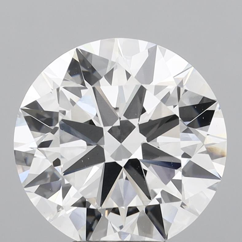 5.02 Carat Round Shaped, Excellent Cut, E Color, VVS2 Clarity, IGI Certified Lab Grown Diamond