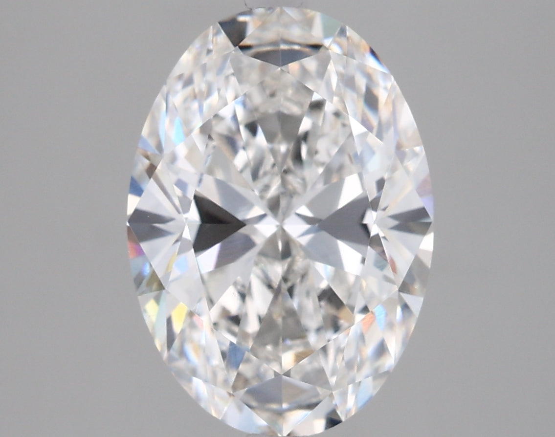 3.02 Carat Oval Shaped, Ideal Cut, F Color, VVS1 Clarity, IGI Certified Lab Grown Diamond