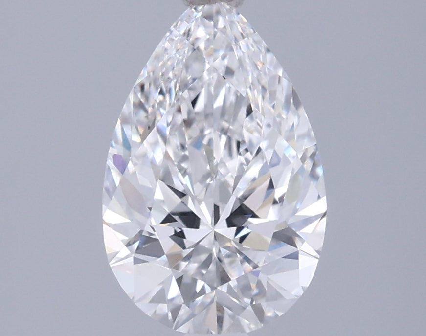 1.54 Carat Pear Shaped, Ideal Cut, D Color, VVS1 Clarity, IGI Certified Lab Grown Diamond