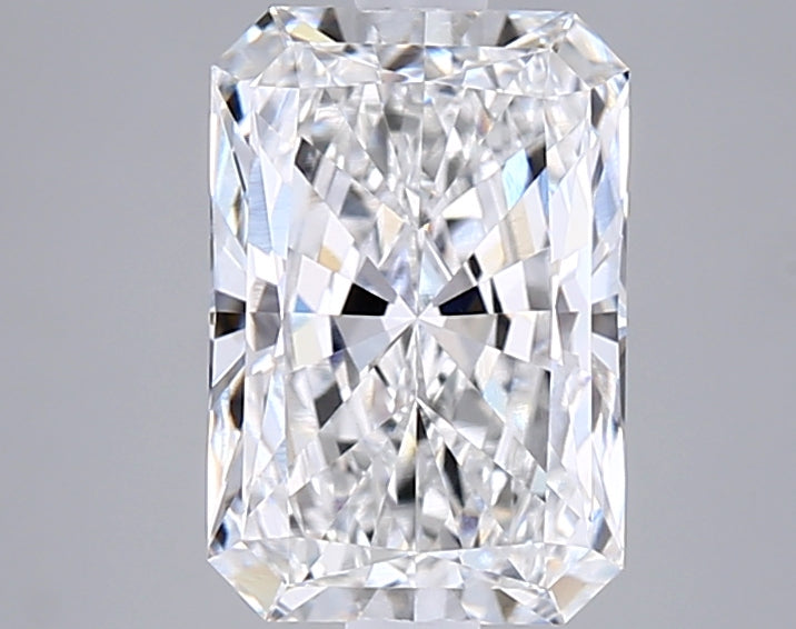2.05 Carat Radiant Shaped, Ideal Cut, E Color, VVS1 Clarity, IGI Certified Lab Grown Diamond