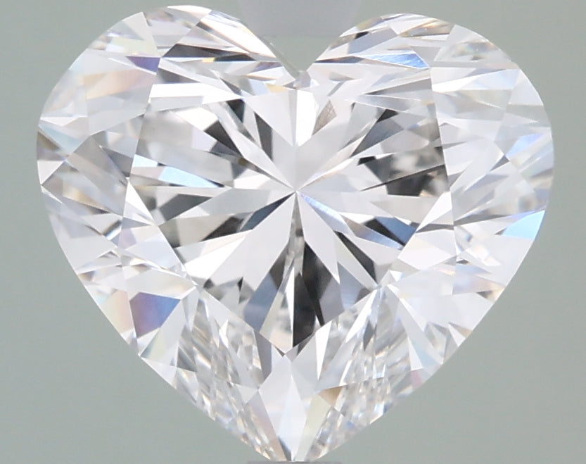 2.87 Carat Heart Shaped, Ideal Cut, F Color, VVS2 Clarity, IGI Certified Lab Grown Diamond
