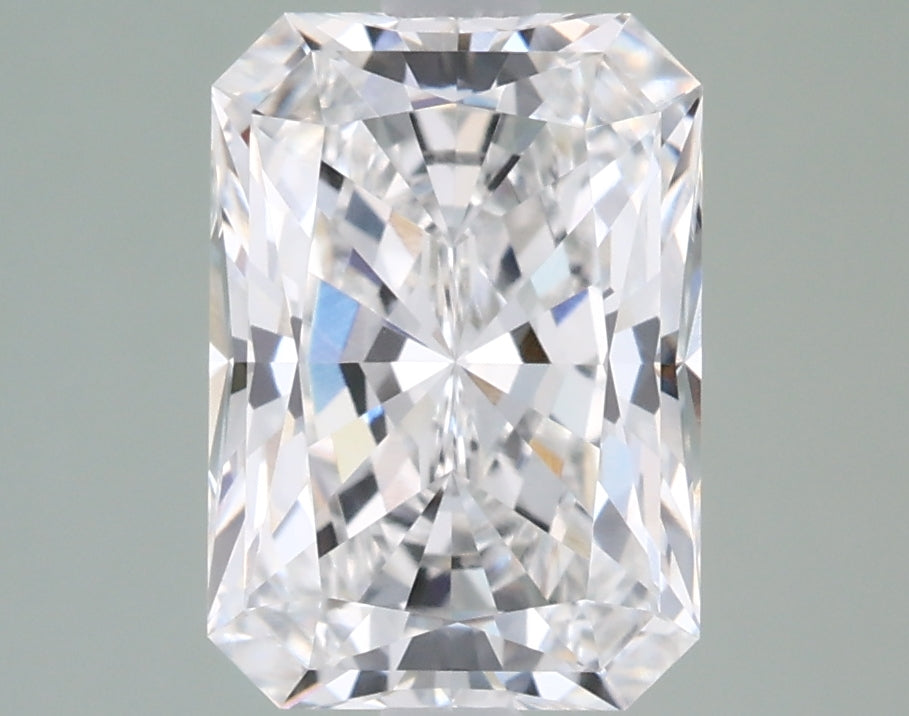 2.08 Carat Radiant Shaped, Ideal Cut, E Color, VVS1 Clarity, IGI Certified Lab Grown Diamond