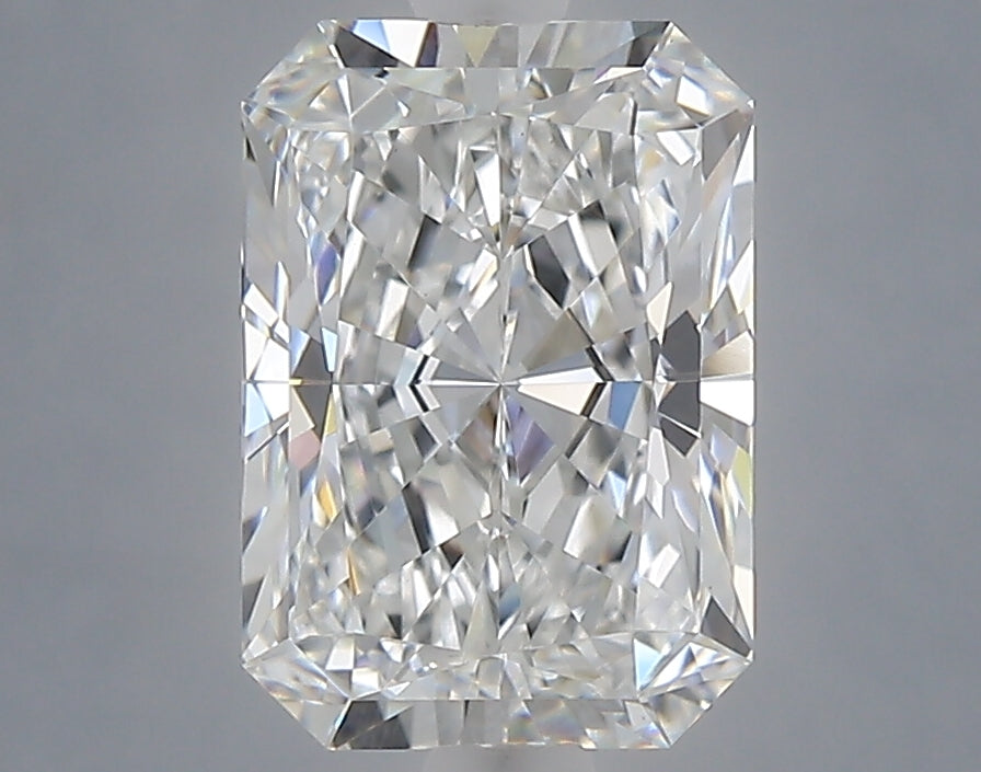 2.55 Carat Radiant Shaped, Ideal Cut, E Color, VS1 Clarity, IGI Certified Lab Grown Diamond