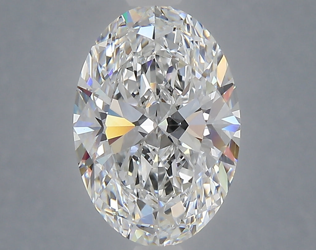 2.81 Carat Oval Shaped, Ideal Cut, D Color, VVS2 Clarity, IGI Certified Lab Grown Diamond