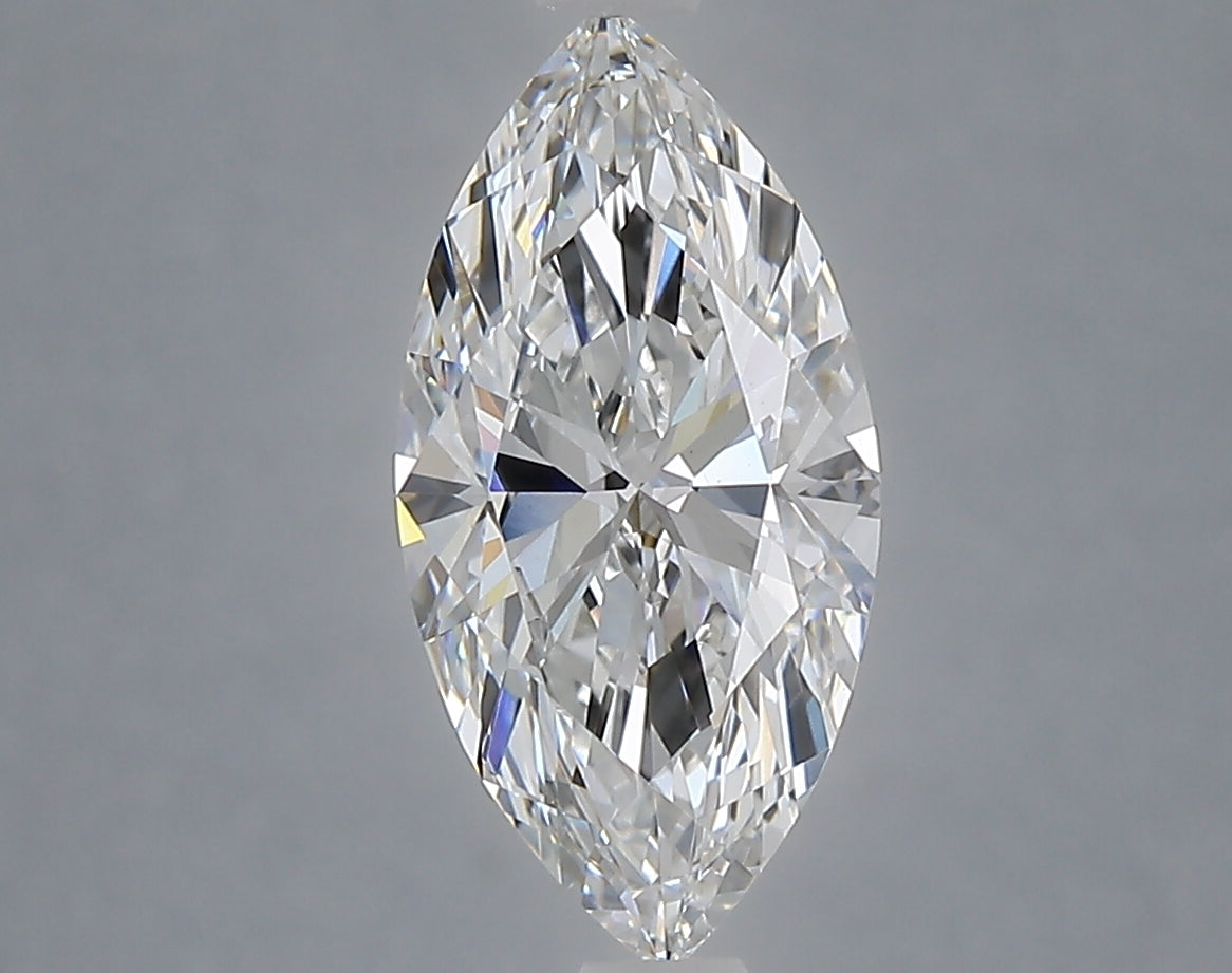 2.03 Carat Marquise Shaped, Ideal Cut, E Color, VVS2 Clarity, IGI Certified Lab Grown Diamond