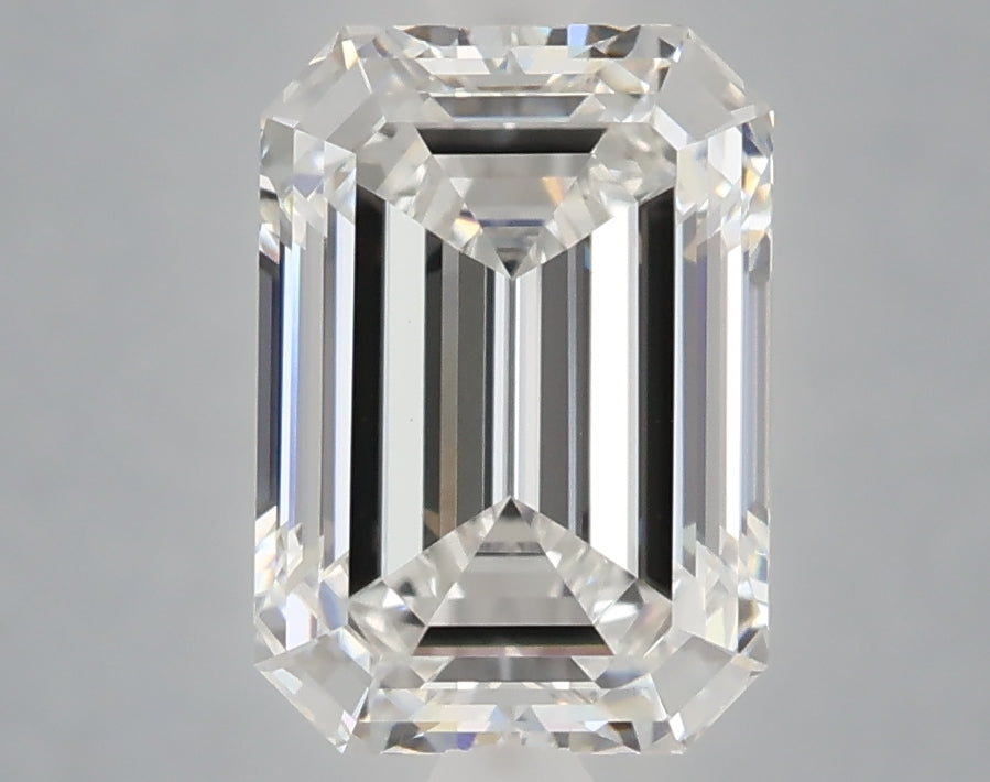 3.09 Carat Emerald Shaped, Ideal Cut, E Color, VS1 Clarity, IGI Certified Lab Grown Diamond