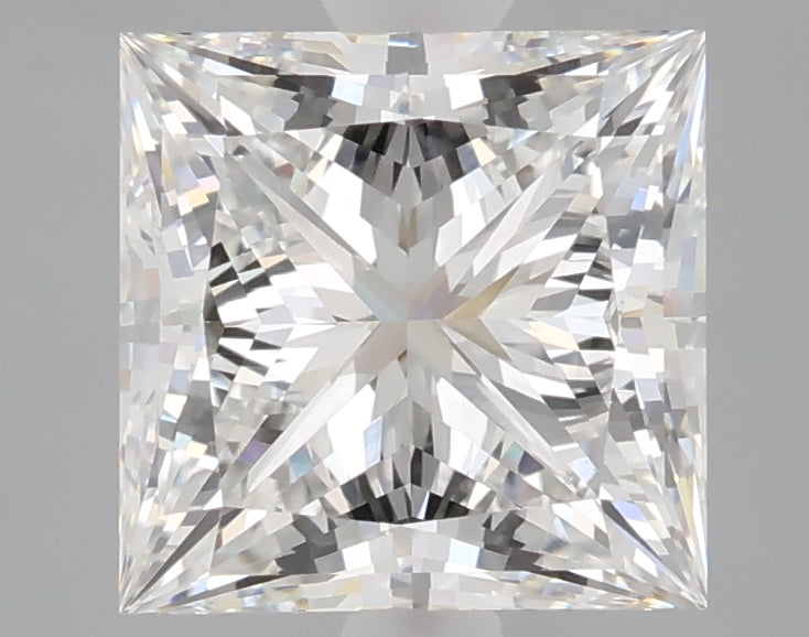 3.05 Carat Princess Shaped, Ideal Cut, E Color, VVS2 Clarity, IGI Certified Lab Grown Diamond