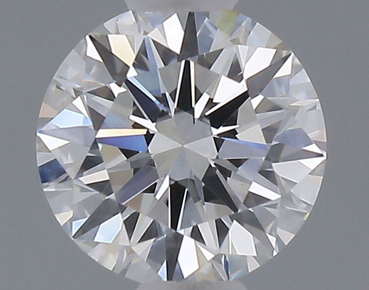 0.51 Carat Round Shaped, Excellent Cut, D Color, VVS2 Clarity, IGI Certified Lab Grown Diamond
