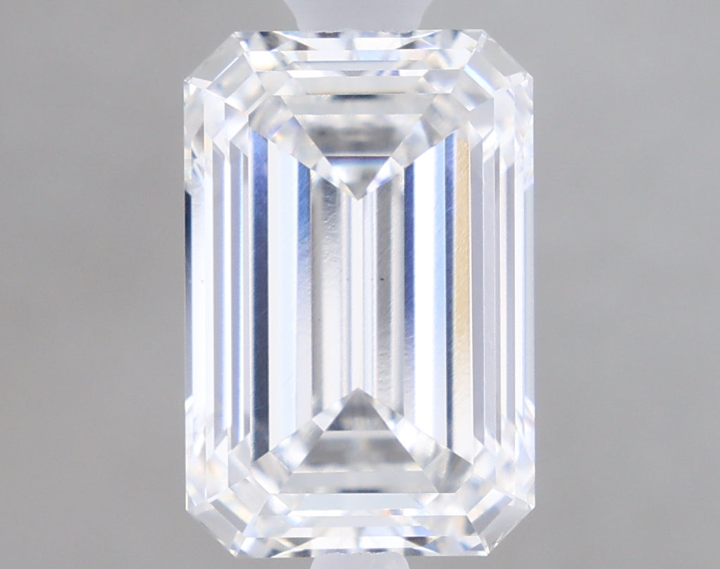 2.03 Carat Emerald Shaped, Ideal Cut, E Color, VS1 Clarity, IGI Certified Lab Grown Diamond