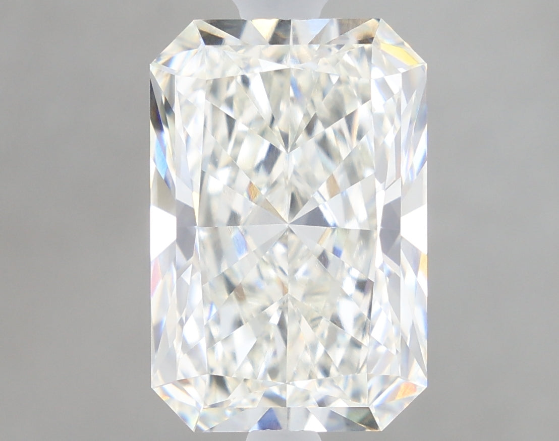 3.06 Carat Radiant Shaped, Ideal Cut, H Color, VVS2 Clarity, IGI Certified Lab Grown Diamond