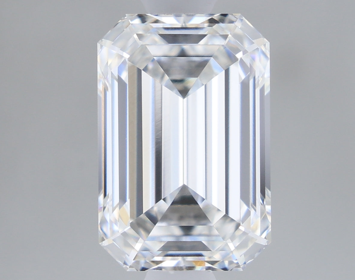 1.08 Carat Emerald Shaped, Ideal Cut, F Color, IF Clarity, IGI Certified Lab Grown Diamond