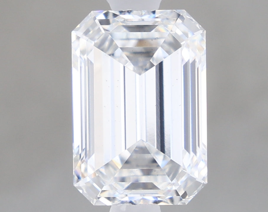 1.56 Carat Emerald Shaped, Ideal Cut, D Color, VS2 Clarity, IGI Certified Lab Grown Diamond