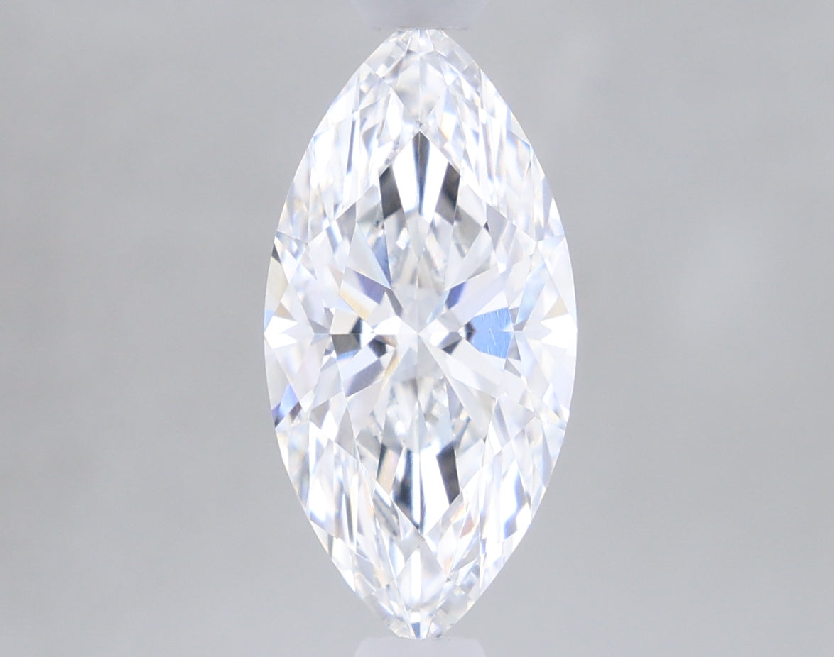 1.07 Carat Marquise Shaped, Ideal Cut, D Color, VVS1 Clarity, IGI Certified Lab Grown Diamond